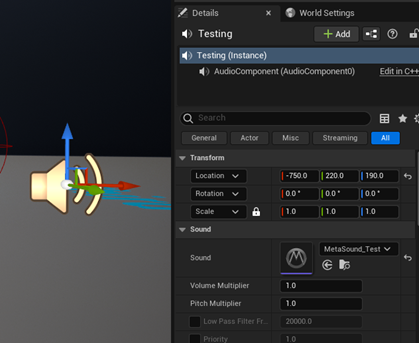 MetaSounds Reference Guide in Unreal Engine