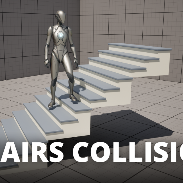 How to fix stairs collision in unreal engine 5 community tutorial