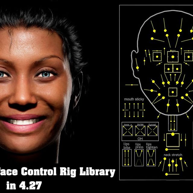 Metahuman face control rig video library community tutorial