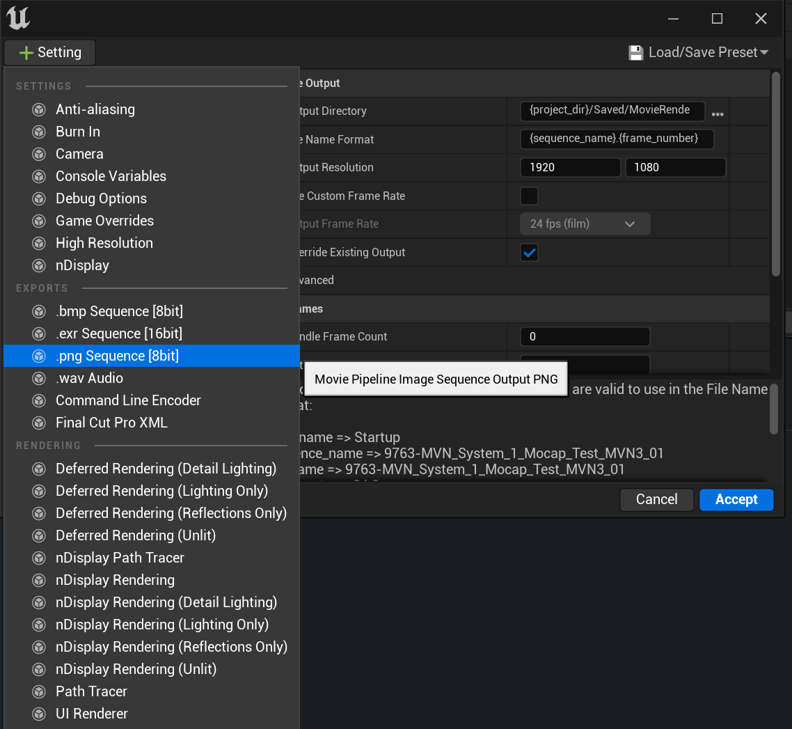 After the Shoot Using Movie Render Queue to Create High Quality