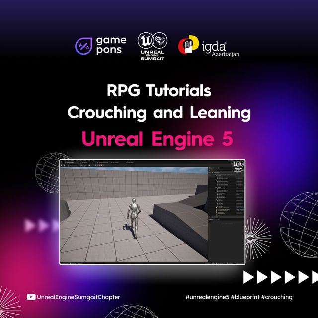 RPG Tutorials - Crouching and Procedural Leaning in Unreal Engine 5 ...