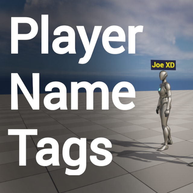 Player name tags above head multiplayer community tutorial