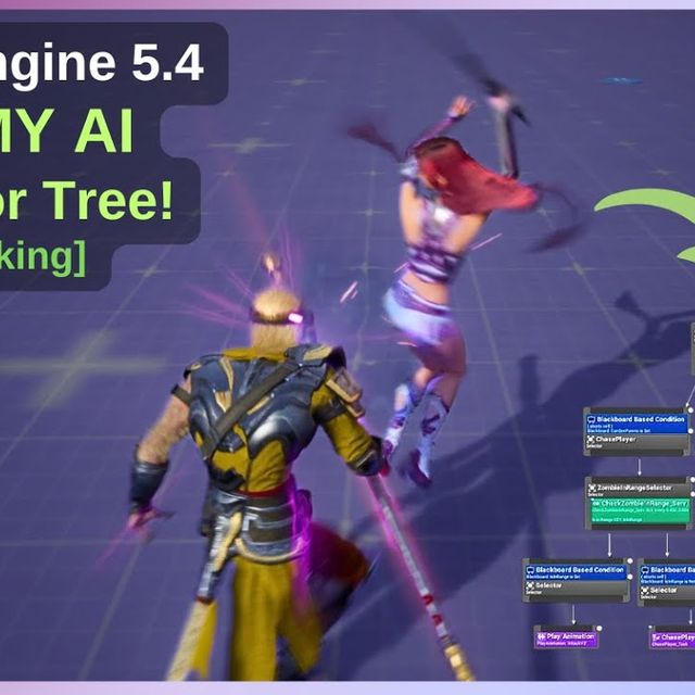 Unreal Engine 5.4: Attacking Enemy AI with Behavior Tree! | Tutorial ...