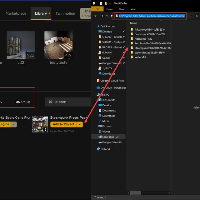 Remove downloaded Epic Vault content from Harddrive Community tutorial