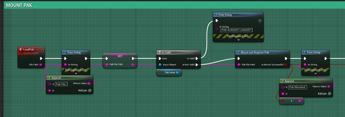 Add an executable file as a custom event