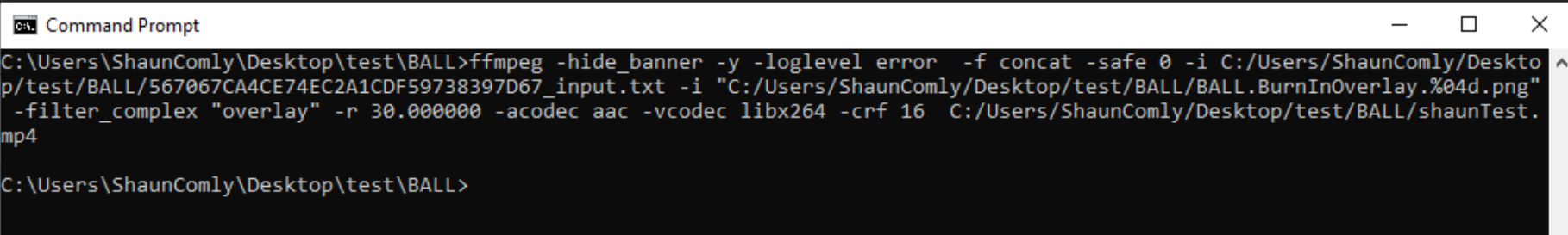 How To Use Ffmpeg With The Command Line Encoder In Movie Render Que Epic Developer Community