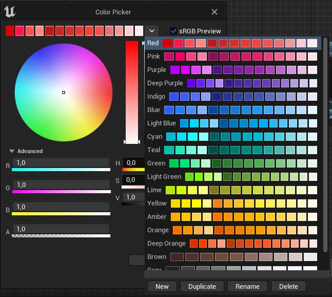 Copy and Paste your color theme for the color picker from one