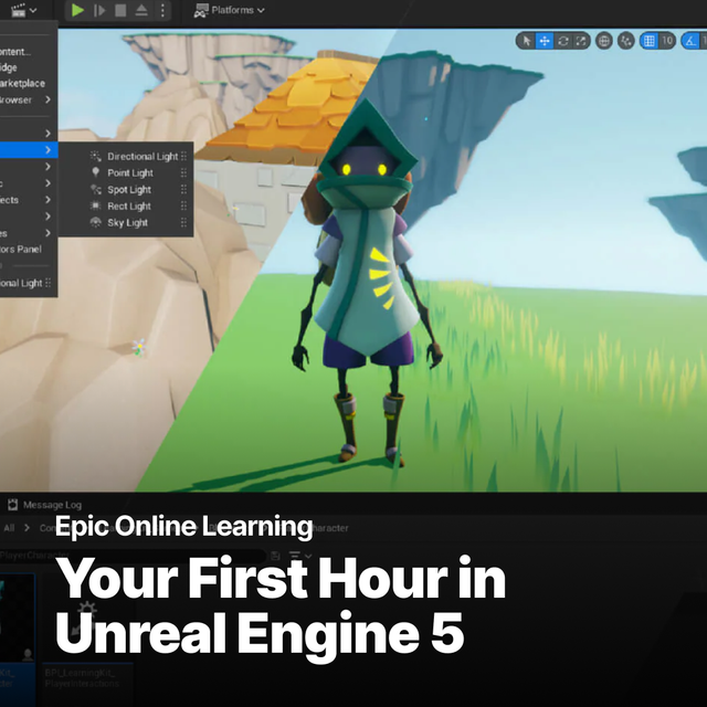 Make a game, animate in Unreal Engine, and more with these new courses