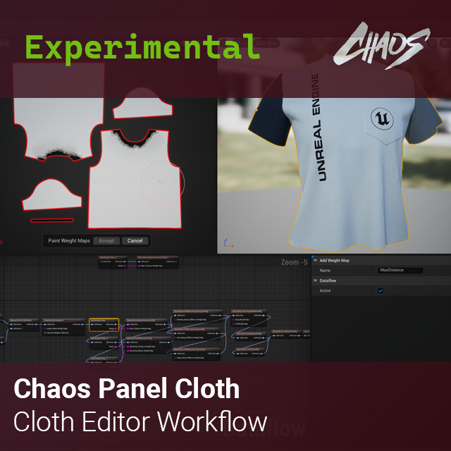 Panel Cloth Editor Overview  Unreal Engine 5.3 Documentation